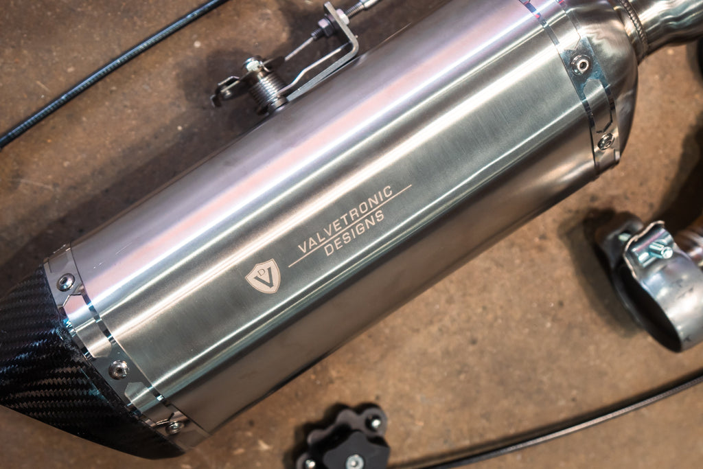 The Valvetronic Motorcycle Muffler