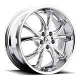 Asanti Black ABL8 22X10 5X115 CHROME 20MM Wheels