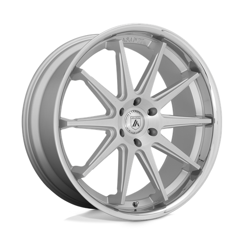 Asanti Black ABL29 22X10 6X5.5 BRSH SLV CHR LP 30MM Wheels