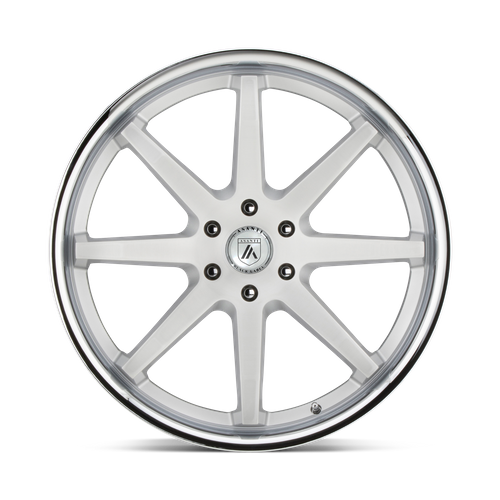 Asanti Black ABL32 24X10 6X5.5 BRUSH SLV CHR LIP 30MM Wheels