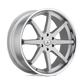 Asanti Black ABL32 24X10 6X5.5 BRUSH SLV CHR LIP 30MM Wheels