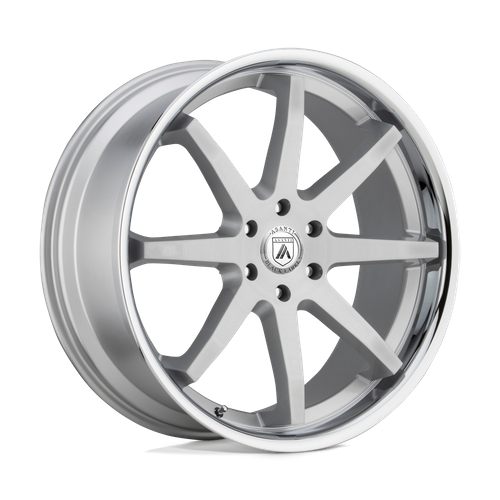 Asanti Black ABL32 24X10 6X5.5 BRUSH SLV CHR LIP 30MM Wheels