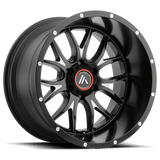 Asanti Off Road AB807 20X9 8X6.5 S-BLK MILL 18MM Wheels
