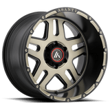 Asanti Off Road AB809 20X12 6X5.5 M-BLK MACH TCC -44MM Wheels