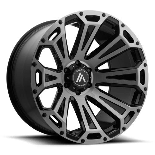 Asanti Off Road AB813 22X10 8X170 BLK-BRS -12MM Wheels