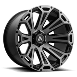 Asanti Off Road AB813 22X10 8X170 BLK-BRS -12MM Wheels