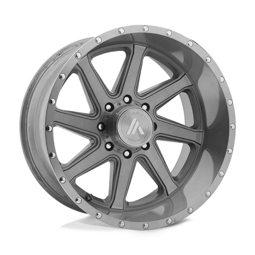 Asanti Off Road AB814 20X10 5X5.0 TITANIUM-BRUSH (L) -12 Wheels