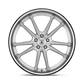 Asanti Black AB23 20X9 5X120 BRUSH SLV CHR LIP 35MM Wheels