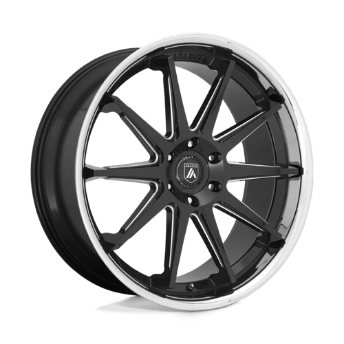 Asanti Black ABL29 24X10 6X5.5 G-BLK MILL CHR LP 30MM Wheels