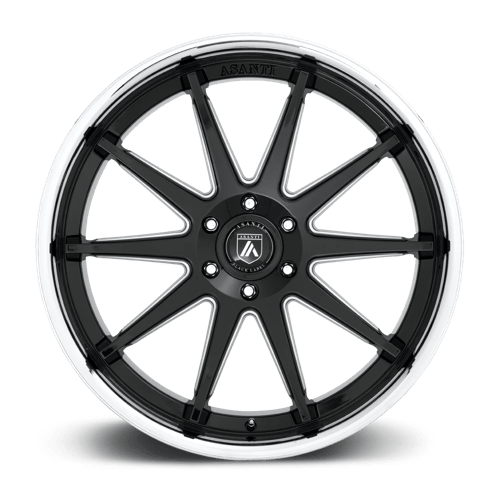Asanti Black ABL29 24X10 6X5.5 G-BLK MILL CHR LP 30MM Wheels