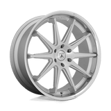 Asanti Black ABL29 24X10 6X5.5 BRSH SLV CHR LP 30MM Wheels