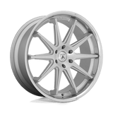Asanti Black ABL29 22X10 5X120 BRSH SLV CHR LP 30MM Wheels