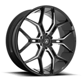 Asanti Black ABL38 26X10 6X5.5 G-BLK MILL 35MM Wheels