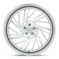 Asanti Forged AF868 2PC 24X10 5X4.75 -6 BRUSHED LEFT Wheels