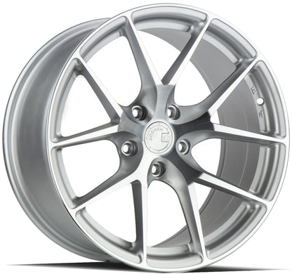 Aodhan 19x8.5 AFF7 Series | Silver Machined Face | 5x120 | +35 | 72.6