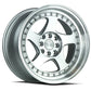 Aodhan 16x8 AH01 Series | Silver Machined Face | 4x100/114.3 | +15 | 73.1