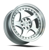 Aodhan 18x9.5 AH01 Series | Silver Machined Face | 5x114.3 | +30 | 73.1