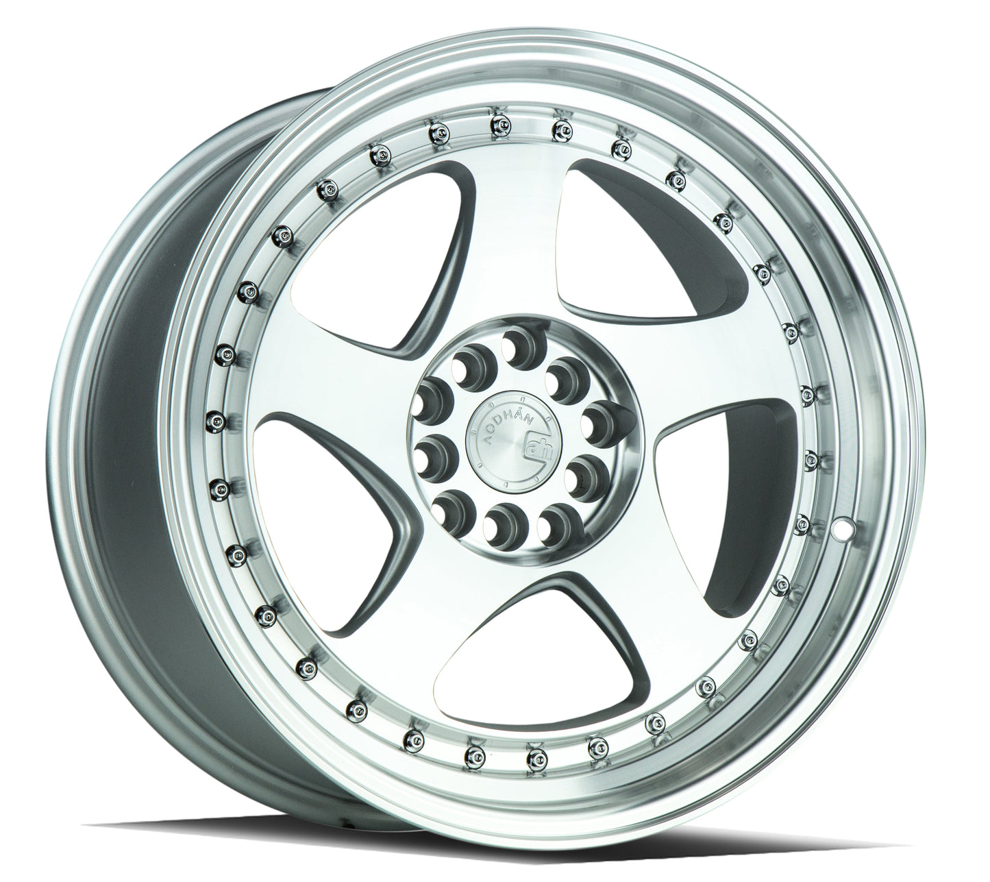 Aodhan 18x9.5 AH01 Series | Silver Machined Face | 5x100 | +35 | 72.6