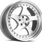 Aodhan 15x8 AH01 Series | Silver Machined Face | 4x100/114.3 | +20 | 73.1