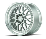 Aodhan 18x9.5 AH02 Series | Silver w/ Machined Lip | 5x100 | +35 | 73.1