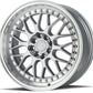 Aodhan 18x8.5 AH02 Series | Silver w/ Machined Lip | 5x120 | +35 | 72.6