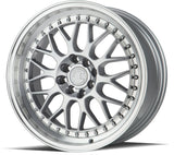 Aodhan 18x8.5 AH02 Series | Silver w/ Machined Lip | 5x120 | +35 | 72.6