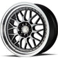 Aodhan 19x9.5 AH02 Series | Hyper Black w/ Machined Lip | 5x114.3 | +22 | 73.1