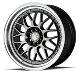 Aodhan 19x9.5 AH02 Series | Hyper Black w/ Machined Lip | 5x114.3 | +22 | 73.1