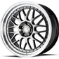 Aodhan 17x8 AH02 Series | Silver w/ Machined Lip | 4x100/114.3 | +35 | 73.1