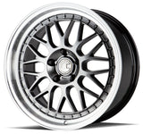 Aodhan 17x8 AH02 Series | Silver w/ Machined Lip | 4x100/114.3 | +35 | 73.1