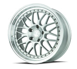 Aodhan 18x9.5 AH02 Series | Silver w/ Machined Lip | 5x114.3 | +30 | 73.1