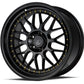 Aodhan 19x11 AH02 Series | Hyper Black w/ Machined Lip | 5x114.3 | +15 | 73.1