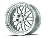 Aodhan 18x9.5 AH02 Series | Silver w/ Machined Lip | 5x120 | +35 | 72.6