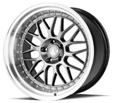 Aodhan 18x8.5 AH02 Series | Silver w/ Machined Lip | 5x100 | +35 | 73.1