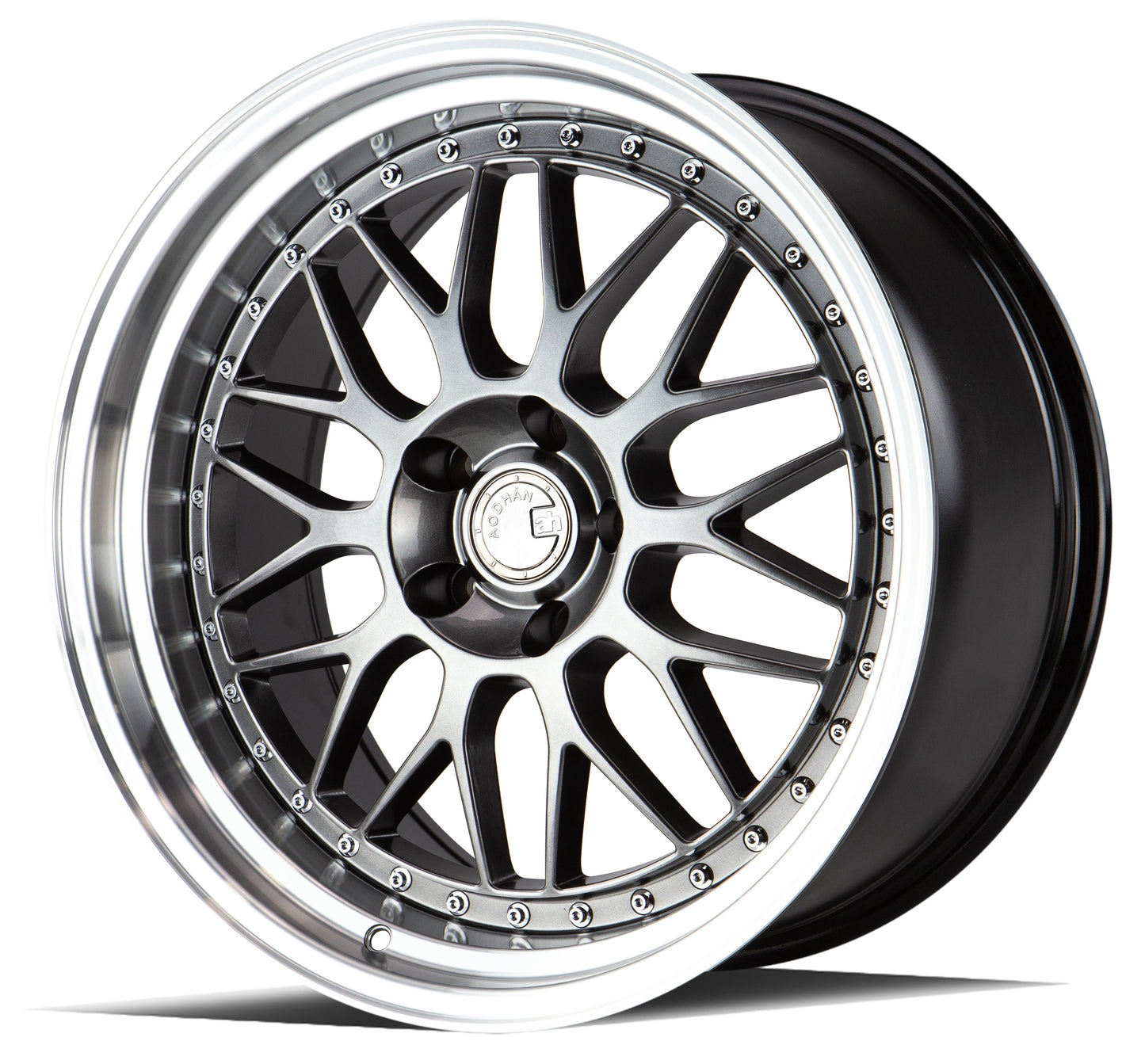 Aodhan 18x8.5 AH02 Series | Silver w/ Machined Lip | 5x114.3 | +35 | 73.1