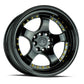 Aodhan 16x8 AH03 Series | Gloss Black | 4x100/114.3 | +15 | 73.1