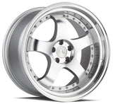 Aodhan 18x9.5 AH03 Series | Silver Machined Face | 5x100 | +35 | 73.1