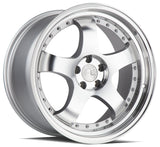 Aodhan 17x9 AH03 Series | Silver Machined Face | 5x100/114.3 | +25 | 73.1