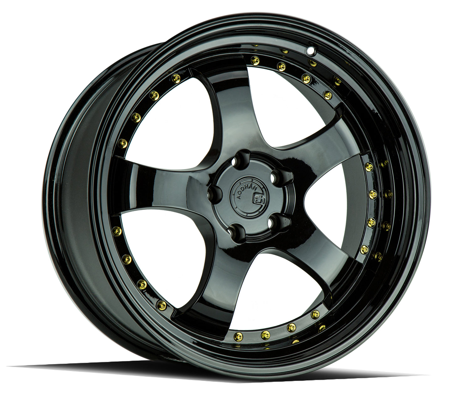 Aodhan 19x11 AH03 Series | Gloss Black | 5x114.3 | +15 | 73.1