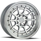 Aodhan 16x8 AH04 Series | Silver Machined Face | 4x100/114.3 | +15 | 73.1