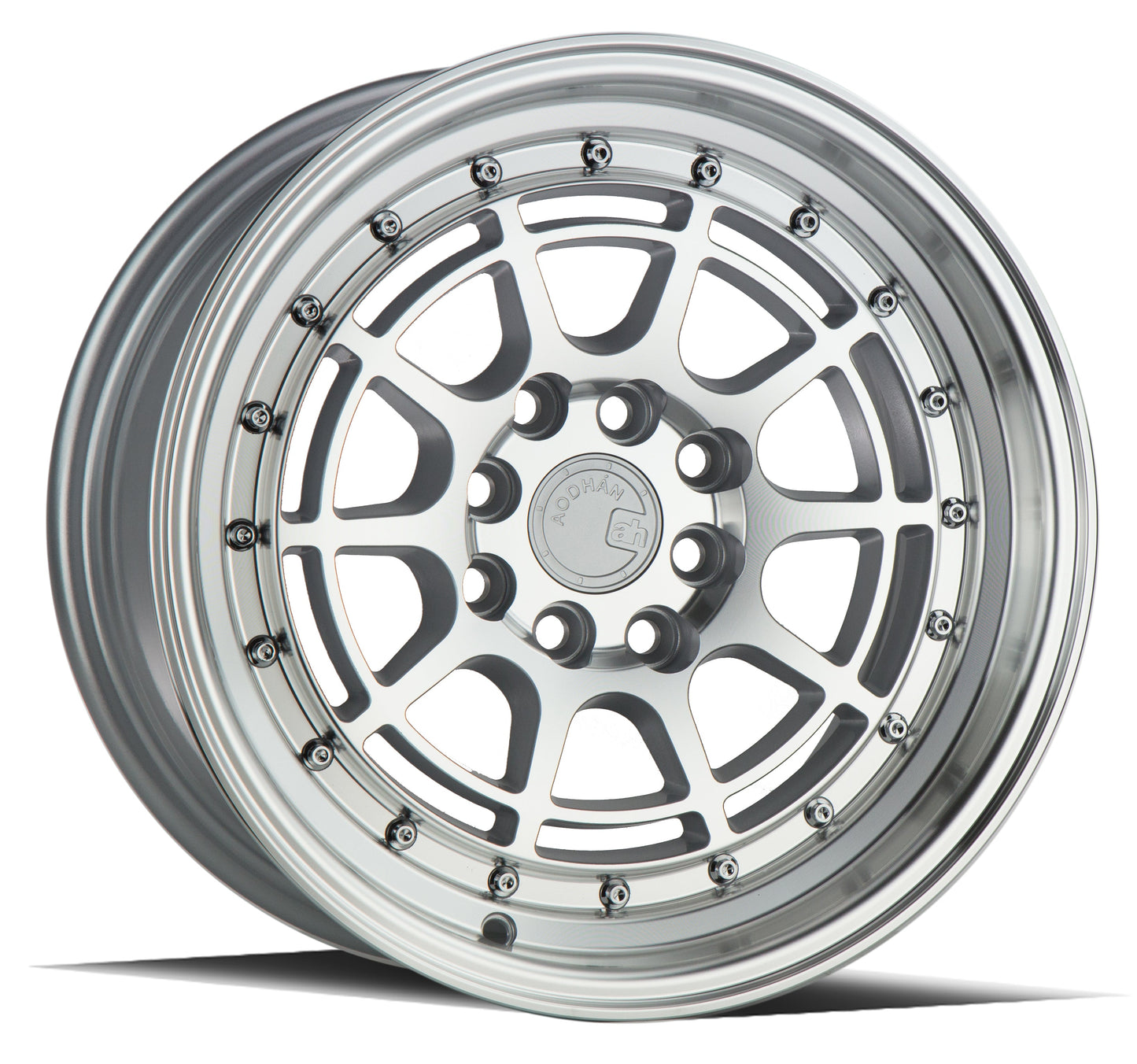 Aodhan 16x8 AH04 Series | Silver Machined Face | 4x100/114.3 | +15 | 73.1