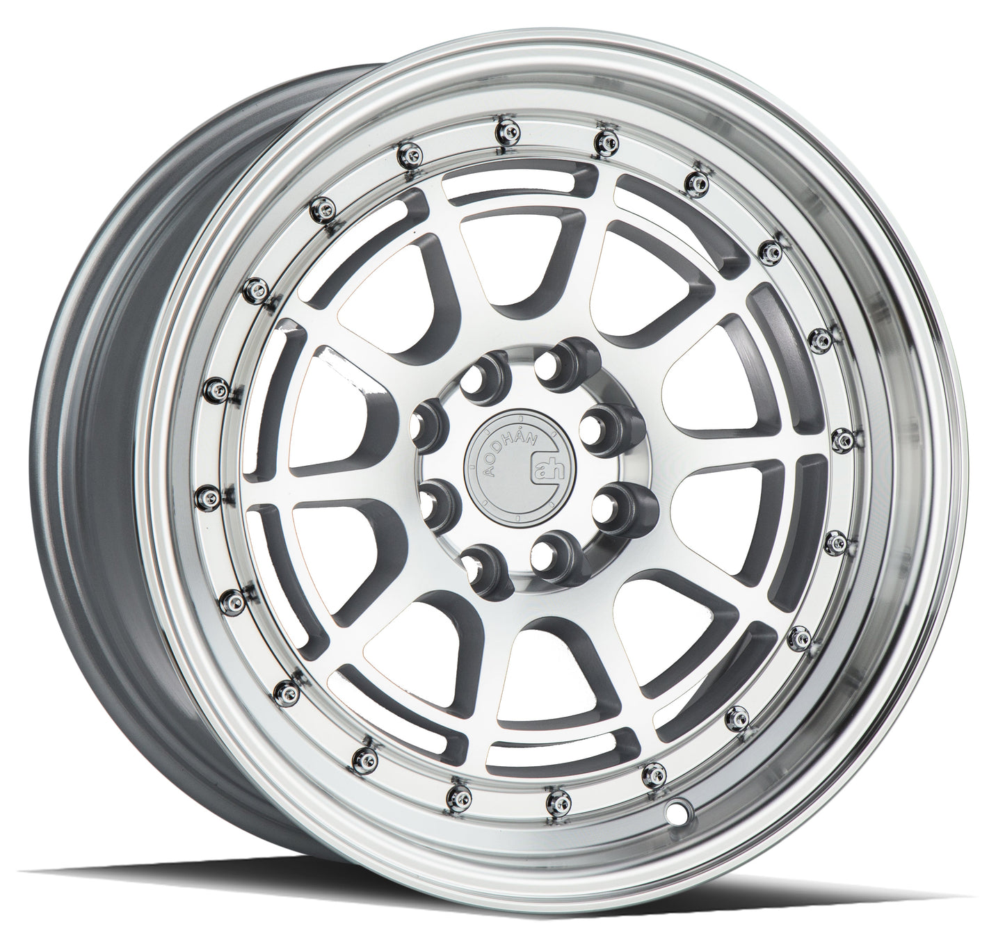 Aodhan 17x9 AH04 Series | Silver Machined Face | 5x100/114.3 | +25 | 73.1