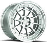 Aodhan 15x8 AH04 Series | Silver Machined Face | 4x100/114.3 | +20 | 73.1