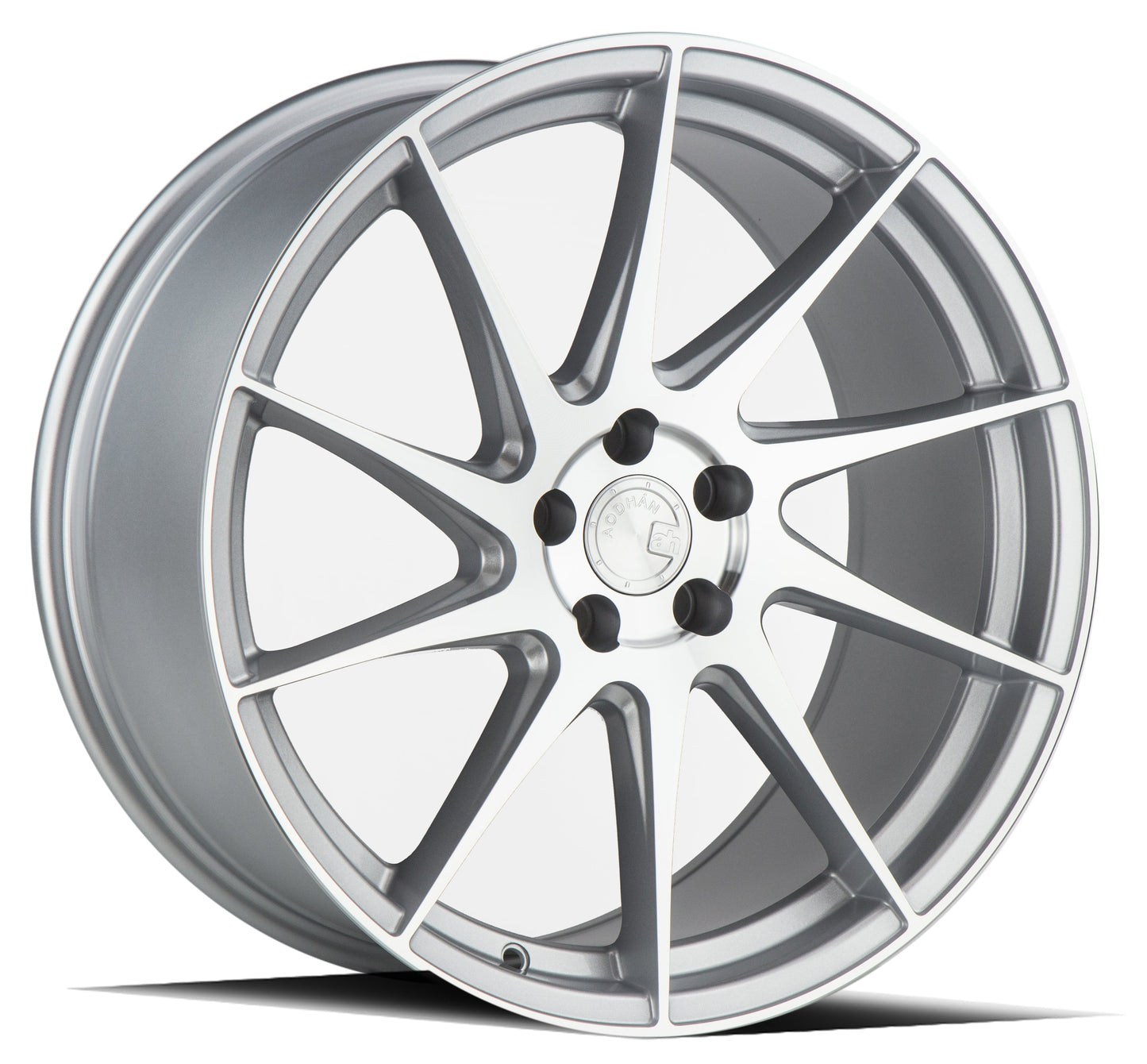 Aodhan 18x8.5 AH09 Series | Silver Machined Face | 5x100  | +35 | 73.1