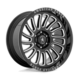 American Force Cast AC004 20X10 6X5.5 G-BLK-MILL -18MM Wheels