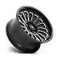 American Force Cast AC004 20X10 6X5.5 G-BLK-MILL -18MM Wheels