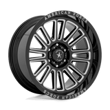 American Force Cast AC003 20X10 6X135 G-BLK-MILL -18MM Wheels