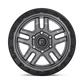 Fuel 1PC AMMO 17X9 6X4.5 GDB 5.00 66.3 01MM Wheels