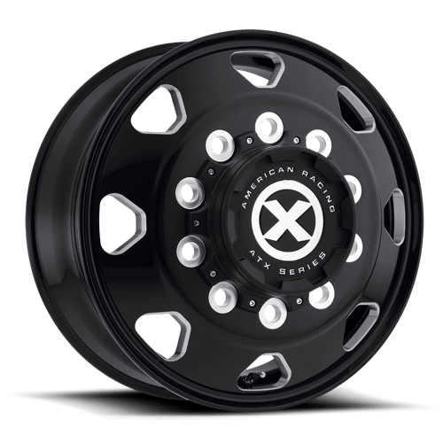 ATX AO401 22.5X10.5 10X11.25 G-BLK MILL FRT Wheels