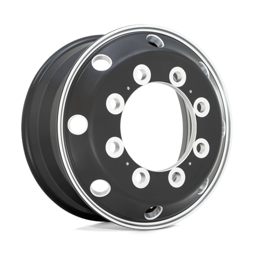 ATX AO404 22.5X9 10X11.25 G-BLK POL LIP 99MM Wheels